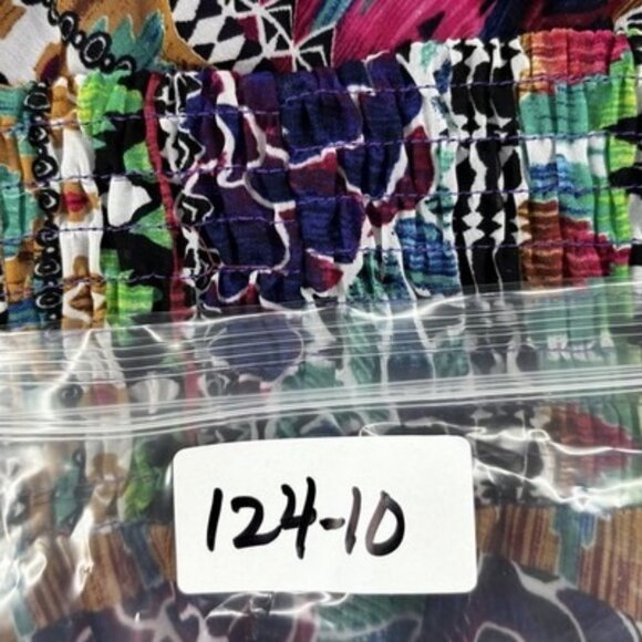 Rabbit Rabbit Rabbit Midi Asymmetrical Dress Women’s 6 V Neck Boho Festival - Picture 13 of 13